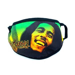 Bob Marley One Love Rasta Face Mask Jamaica